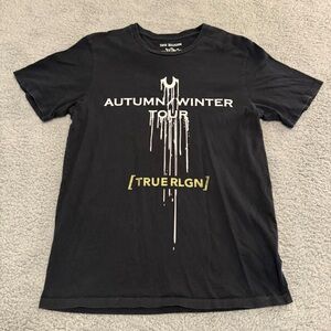 True Religion Autumn Winter World Tour Men’s Shirt Size Small‎ Black